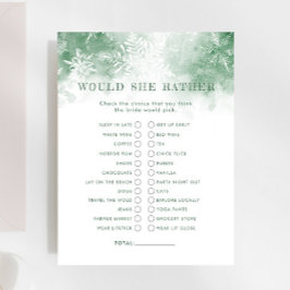 Lámina Nieve enamorada preferiría un juego de ducha de no