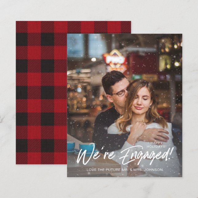 Lámina Nieve falsa presupuestal Estamos involucrados en b (Anverso / Reverso)