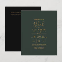 NIKAH - Moderno presupuesto de oro verde