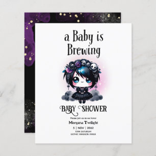 Lámina Niña gótico está preparando Kawaii Anime Gótico