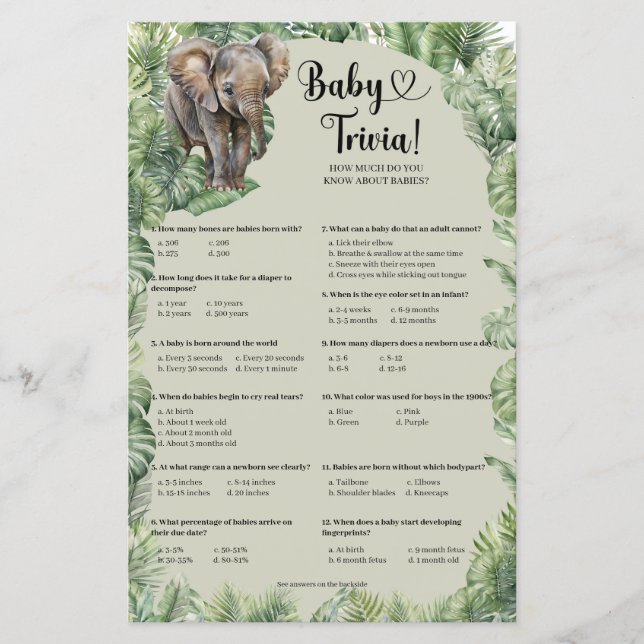 Lámina Niño tropical oso de peluche pampas pasto bebé Tri (Anverso)