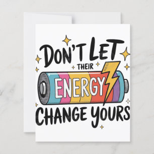 Lámina ⚡ no dejen que su energía cambie la tuya