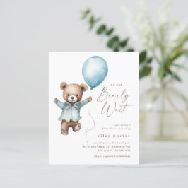 Lámina No Podemos Esperar Más Ositos Niños Baby Shower