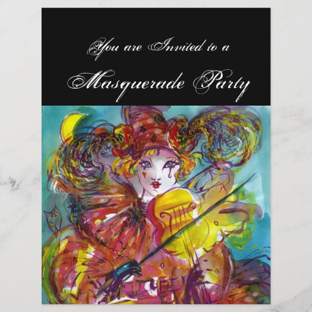 Lámina Noche de Carnaval PIERO / Veneciano (Anverso)