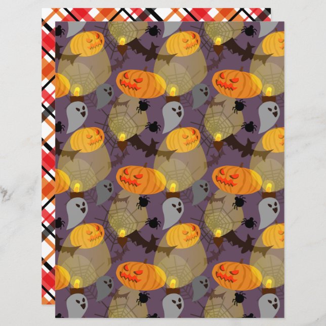 Lámina Noche de Halloween (Anverso / Reverso)