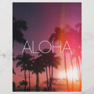 Lámina Noche tropical de Aloha