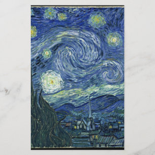 Lámina Noche Van Gogh Starry