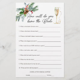 Lámina Nochebuena de invierno que conoce el juego de la d