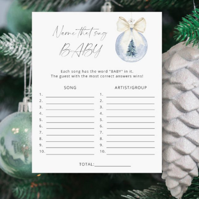 Lámina Nombra a ese bebé de la canción - juego de ducha p (Subido por el creador)