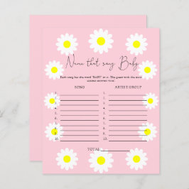 Lámina Nombra esa canción \"Wildflowers", juego de ducha 