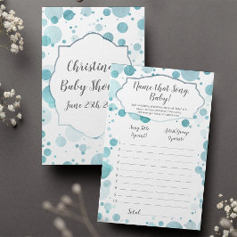 Lámina Nombrar a esa canción bebé, Confetti Baby Boy Show