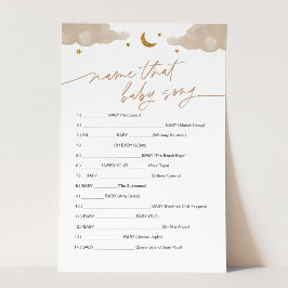 Lámina Nombrar a ese juego de canción del bebé Twinkle Li