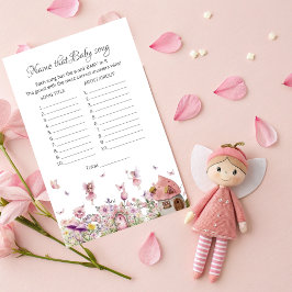 Lámina Nombrar el juego de la canción del bebé - Tema de