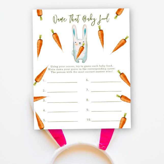 Lámina Nombrar esa comida para bebé - juego de ducha para (Subido por el creador)