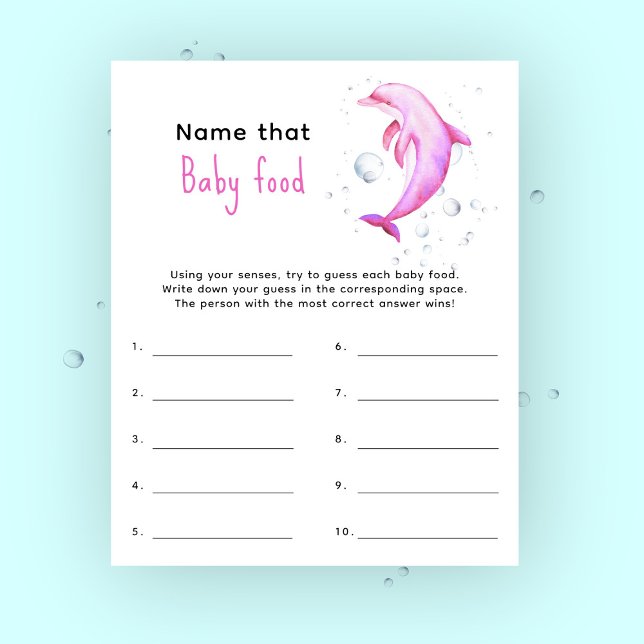 Lámina Nombrar ese alimento para bebés - juego de ducha p (Subido por el creador)