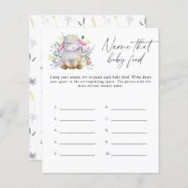 Lámina Nombrar ese juego de la ducha de alimentos para be