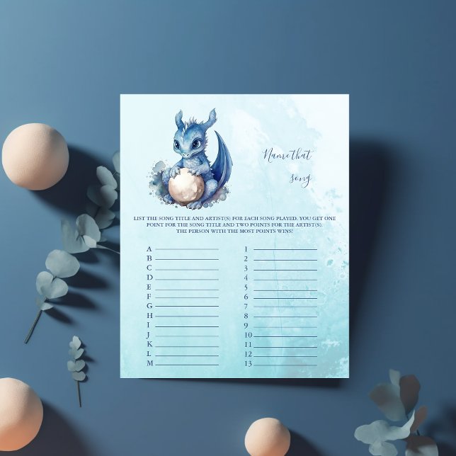 Lámina Nombrar la canción Baby Shower Game (Subido por el creador)