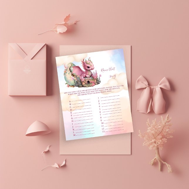 Lámina Nombrar la canción Baby Shower Game (Subido por el creador)