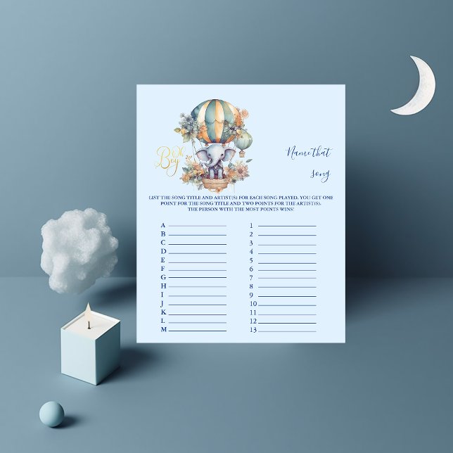Lámina Nombrar la canción Baby Shower Game (Subido por el creador)