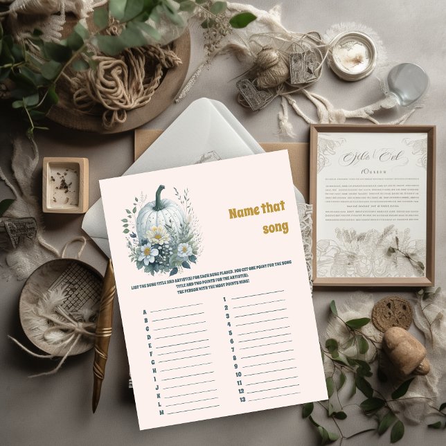 Lámina Nombre de esa canción Juego para Baby Shower (Subido por el creador)
