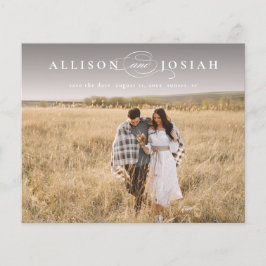 Lámina Nombre Elegante Presupuesto Foto Boda Guardar La F