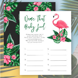 Lámina Nombre ese alimento para bebé - juego de ducha par