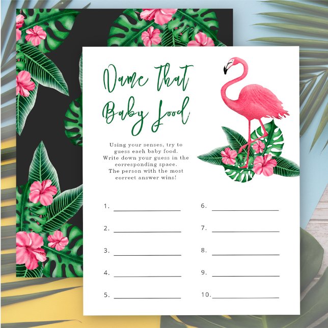 Lámina Nombre ese alimento para bebé - juego de ducha par (Subido por el creador)