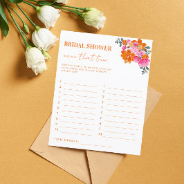 Lámina Nombre floral de Naranja rosa que une juego de duc