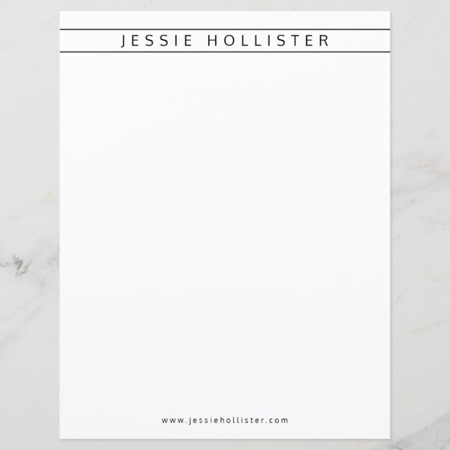 Lámina Nombre profesional e información (Anverso)