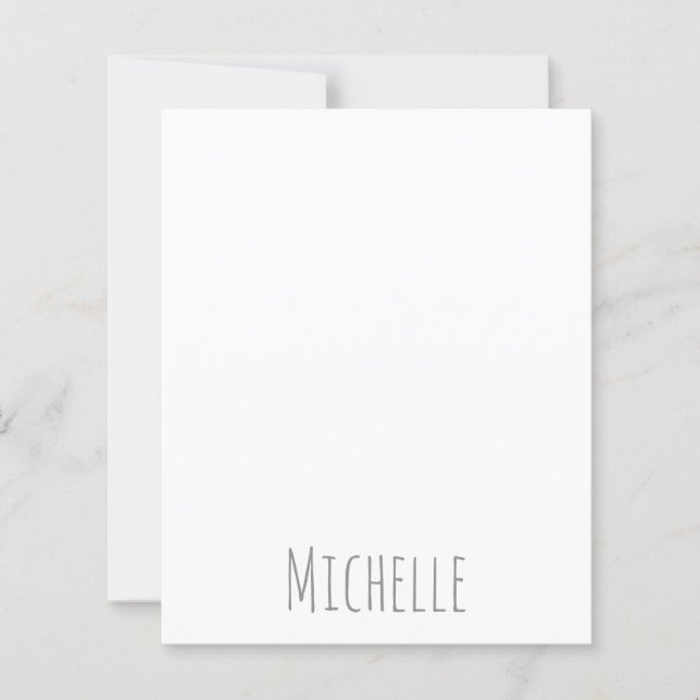 Lámina Nombre único clásico profesional simple (Anverso)