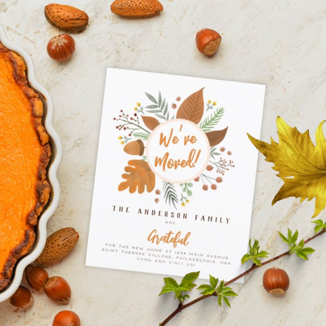 Lámina Nos hemos mudado de agradecida bienvenida a la nue (Subido por el creador)