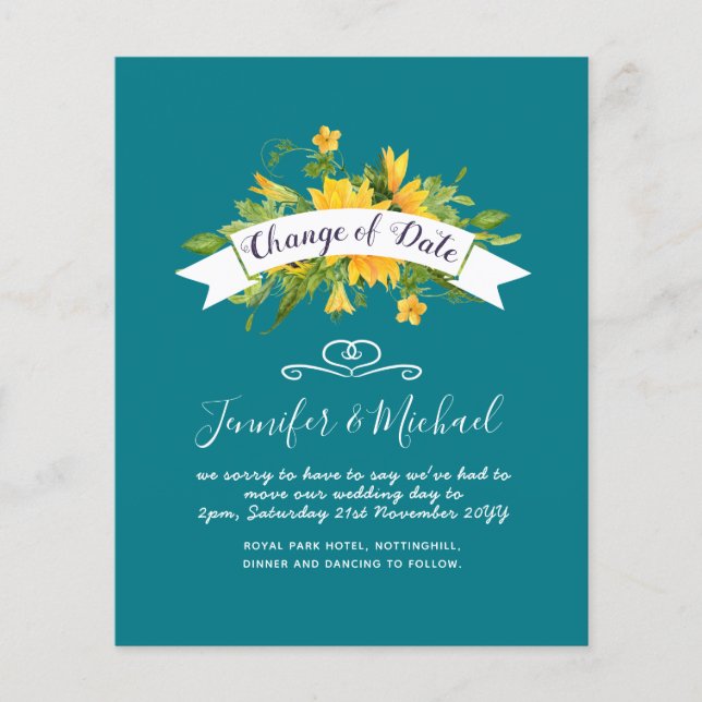 Lámina Nota sobre el cambio de fecha de los planes de pos (Anverso)