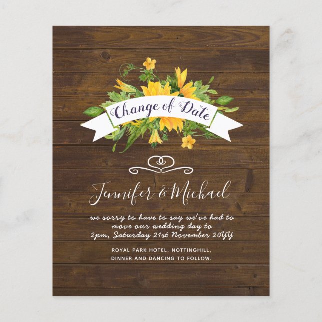 Lámina Nota sobre el cambio de fecha de los planes de pos (Anverso)