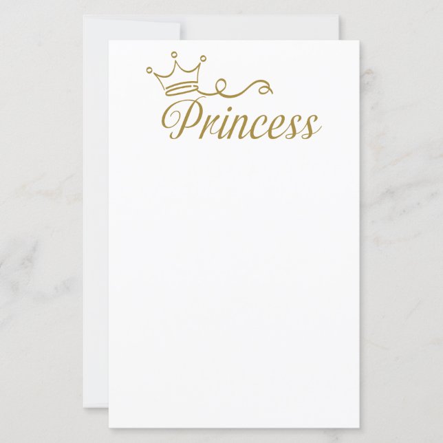 Lámina Notepad de Princess (Anverso)