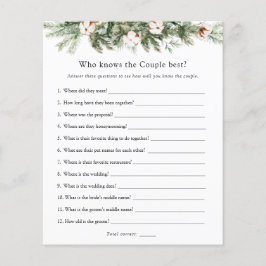 Lámina Novia de invierno que conoce a la pareja mejor par