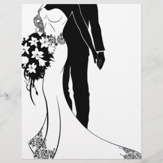 Lámina Novia y Boda Groom Silhouette