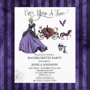 Lámina Novia zombie de Halloween princesa soltera 