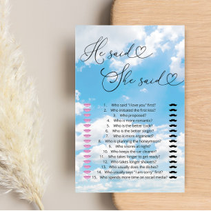 Lámina Nube 9 Dijo Que Dijo Que Adivina Quién Dijo El Jue