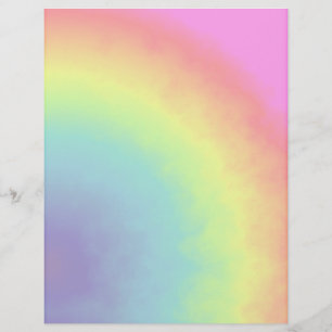 Lámina nube arco iris