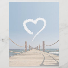 Lámina Nube sin fin de trayectoria en forma de corazón