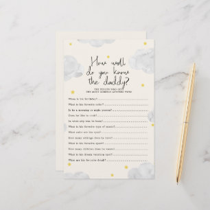 Lámina Nubes ¿Qué tan bien conoces el juego de papá Baby 