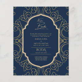 Lámina Nuestra Boda GOLD Frame España Wedding INVITE