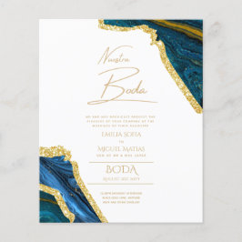 Lámina Nuestra Boda Gold Text AGATE Wedding INVITE