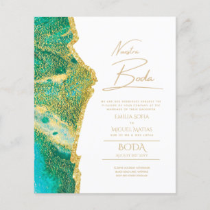 Lámina Nuestra Boda Gold Text AGATE Wedding INVITE