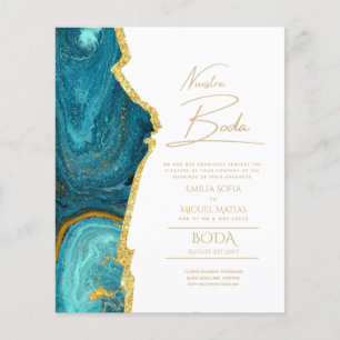 Lámina Nuestra Boda Gold Text AGATE Wedding INVITE