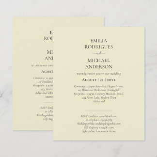 Lámina Nuestra Boda Tipografía Moderna INVITACIÓN MUCHOS 