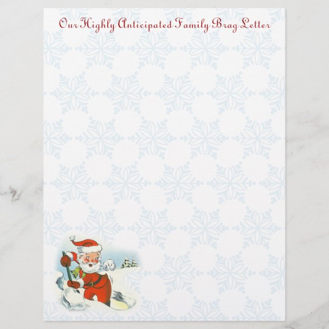 Lámina Nuestra carta de brag familiar altamente anticipad (Anverso)