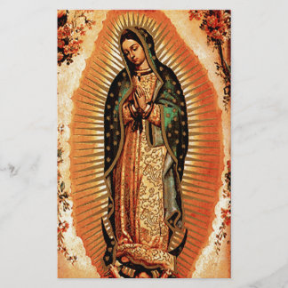 Lámina Nuestra Señora de Guadalupe y los Ángeles