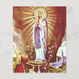 Lámina Nuestra Señora de Lourdes