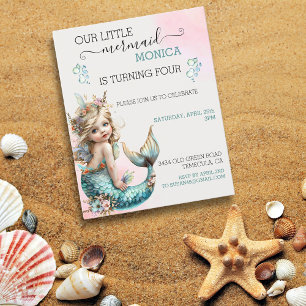 Lámina Nuestro cumpleaños de la sirena